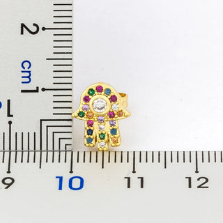 Hamsa Stud Earrings
