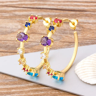 Large Hoop Earrings - 6 Styles