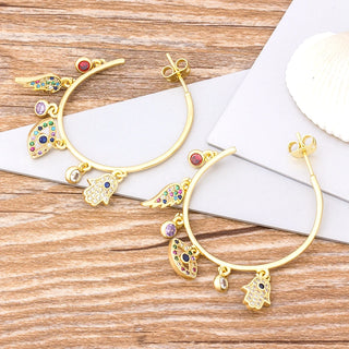 Large Hoop Earrings - 6 Styles