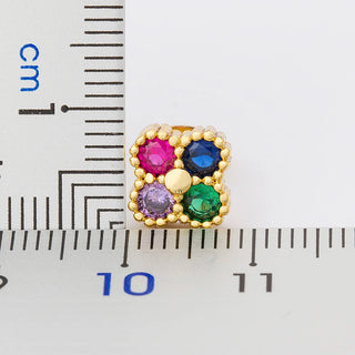 Luxury 4 Colour Stud Earrings