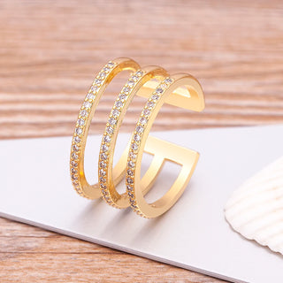 Luxury Three Layers Ring - 4 Styles