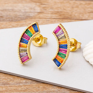 Rhinestones Stud Earrings - 11 Styles