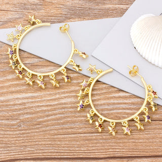 Large Hoop Earrings - 6 Styles