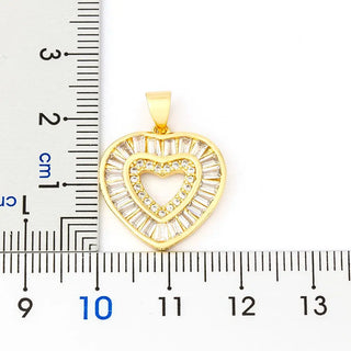 Romantic Heart Pendant Long Chain Necklace