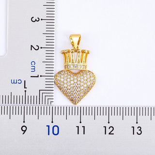 Kingdom Heart Crown Charm Necklace