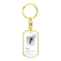Mother's Day Keychain w/ Personalized Engraving and Photograph