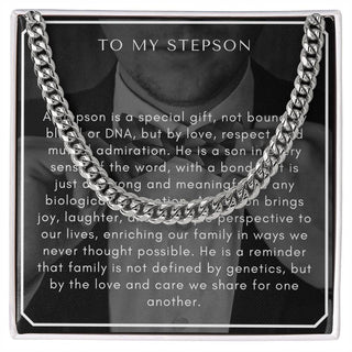 To My Stepson Necklace