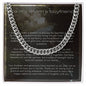 To My Mom's Boyfriend Necklace