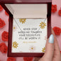 Daily Reminder Personalized Necklace
