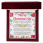 Merry Christmas For Sister. Personalized Name Necklace