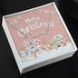Merry Christmas Personalized Name Necklace for Her