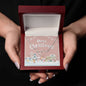 Merry Christmas Personalized Name Necklace for Her