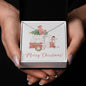 Merry Christmas Personalized Name Necklace
