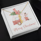 Merry Christmas Personalized Name Necklace