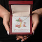 Merry Christmas Personalized Name Necklace