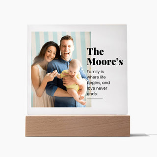 Family | Personalized | Acrylic Plaque