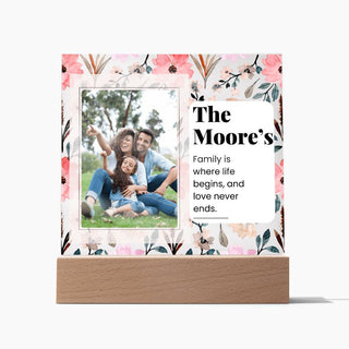 Family | Personalized | Acrylic Plaque