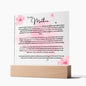 Mother Personalized Square Acrylic Plaque
