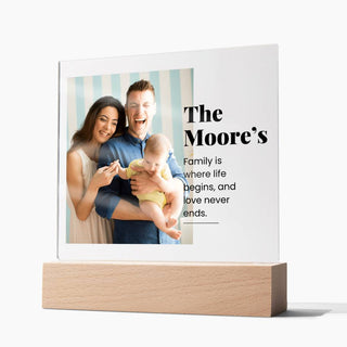 Family | Personalized | Acrylic Plaque