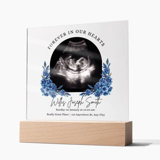 New Baby | Personalized | Square Acrylic Plaque