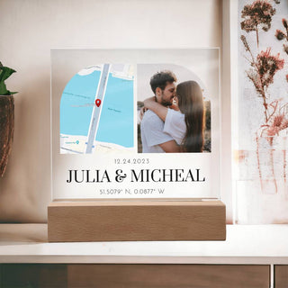 Engagement | Personalized | Square Acrylic Plaque
