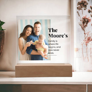 Family | Personalized | Acrylic Plaque