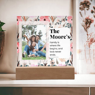 Family | Personalized | Acrylic Plaque