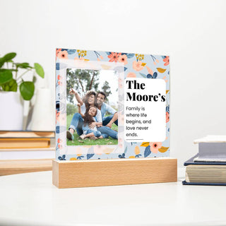 Family | Personalized | Acrylic Plaque