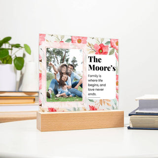 Family | Personalized | Acrylic Plaque