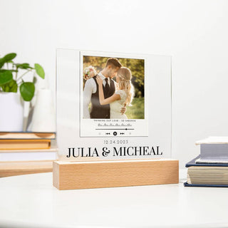Wedding | Personalized | Square Acrylic Plaque