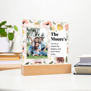 Family | Personalized | Acrylic Plaque