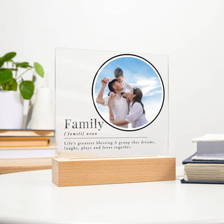 Family | Personalized | Acrylic Plaque