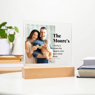 Family | Personalized | Acrylic Plaque