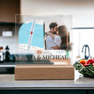 Engagement | Personalized | Square Acrylic Plaque