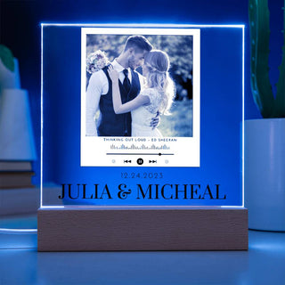 Wedding | Personalized | Square Acrylic Plaque