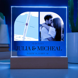 Engagement | Personalized | Square Acrylic Plaque