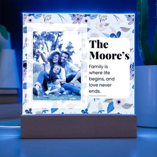 Family | Personalized | Acrylic Plaque