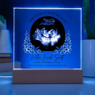 New Baby | Personalized | Square Acrylic Plaque