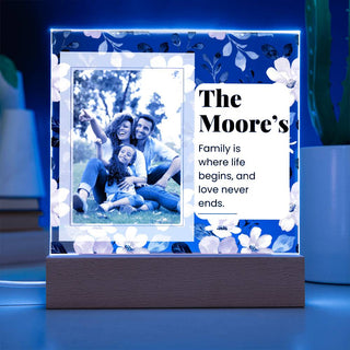 Family | Personalized | Acrylic Plaque
