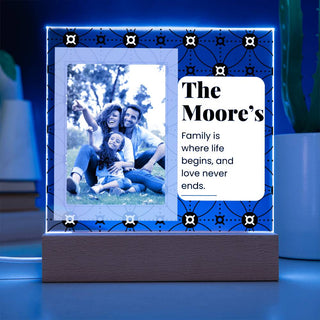 Family | Personalized | Acrylic Plaque