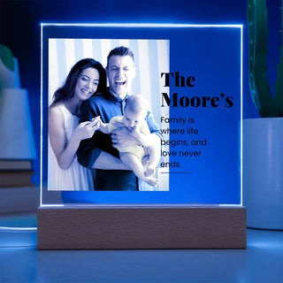 Family | Personalized | Acrylic Plaque