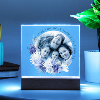 Family | Personalized | Square Acrylic Plaque