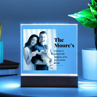 Family | Personalized | Acrylic Plaque