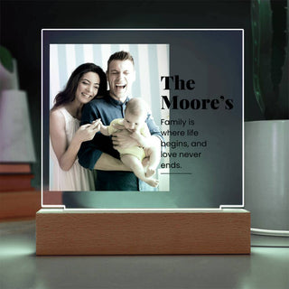 Family | Personalized | Acrylic Plaque
