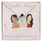 Together Forever Friends Multiple Personalized Name Necklace