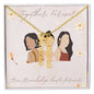 Together Forever Friends Multiple Personalized Name Necklace