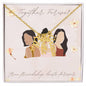 Together Forever Friends Multiple Personalized Name Necklace