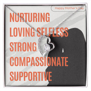 Happy Mother's Day Heart Necklace