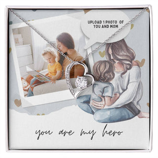 Happy Mother's Day Personalized Heart Necklace