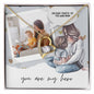 Happy Mother's Day Personalized Heart Necklace